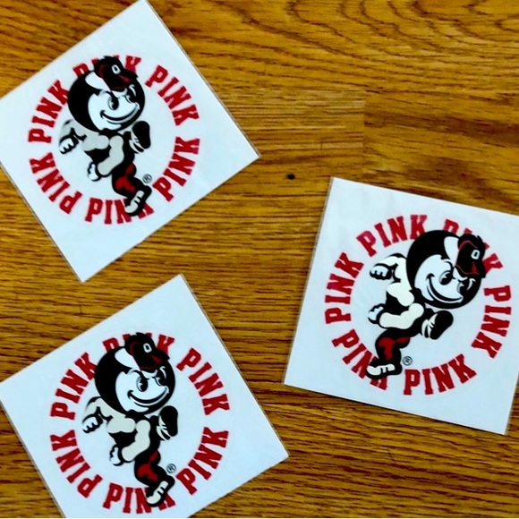 Victoria’s Secret PINK Ohio State, Brutus Buckeye Tech Decal/Sticker, 3 - Picture 1 of 2